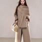 Scarf Collar Wool Coat WDB0004