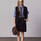 Vintage Flocked Denim Jacket / Vest / Bermuda Shorts / Tie BBK0002