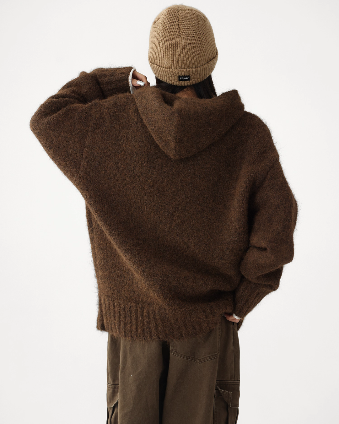 Wool Knit Hoodie Pullover ACS0317