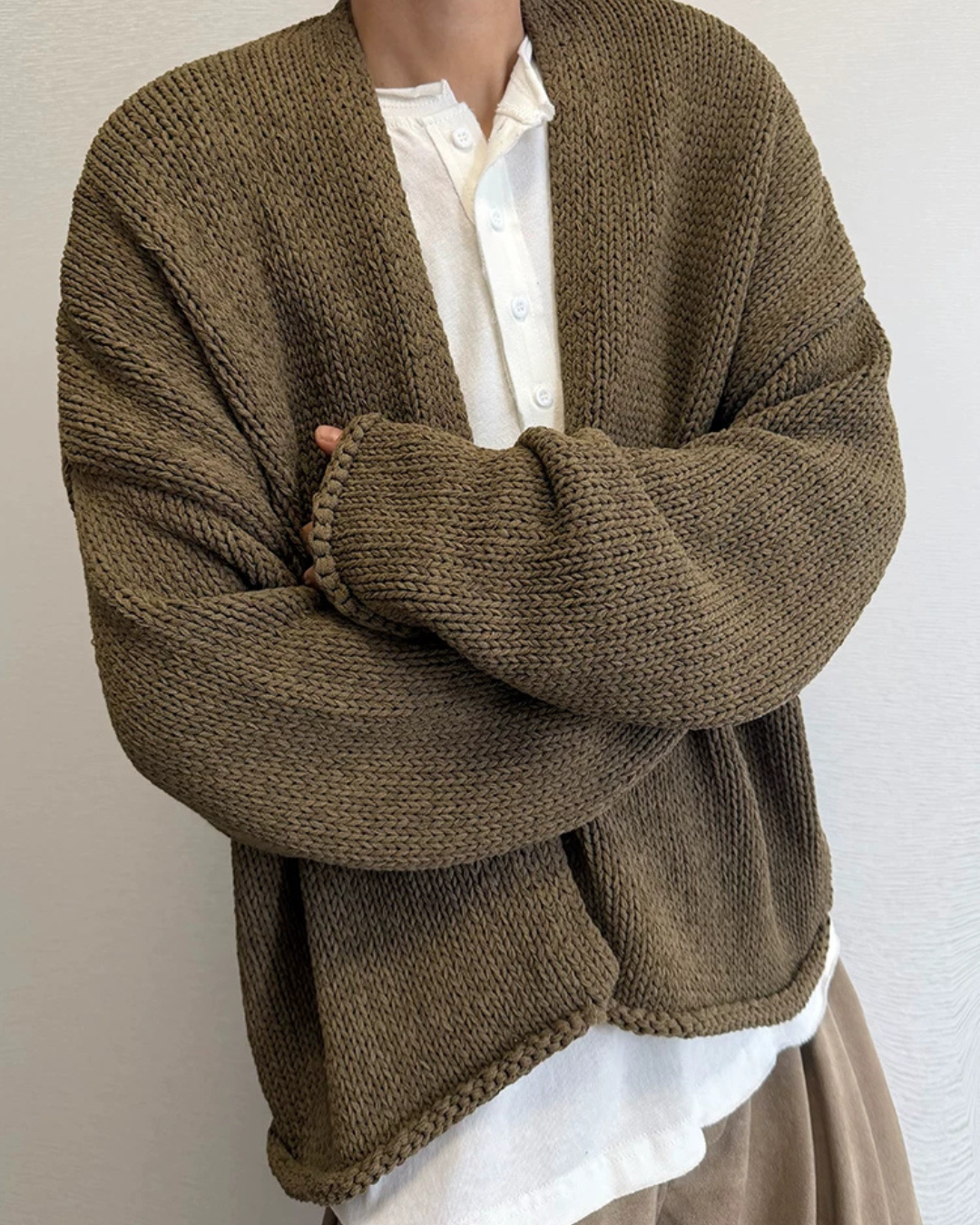 Chunky Knit Front Cardigan  DAZ0004