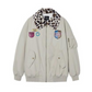 Retro Leopard Print Flight Jacket IMO0116