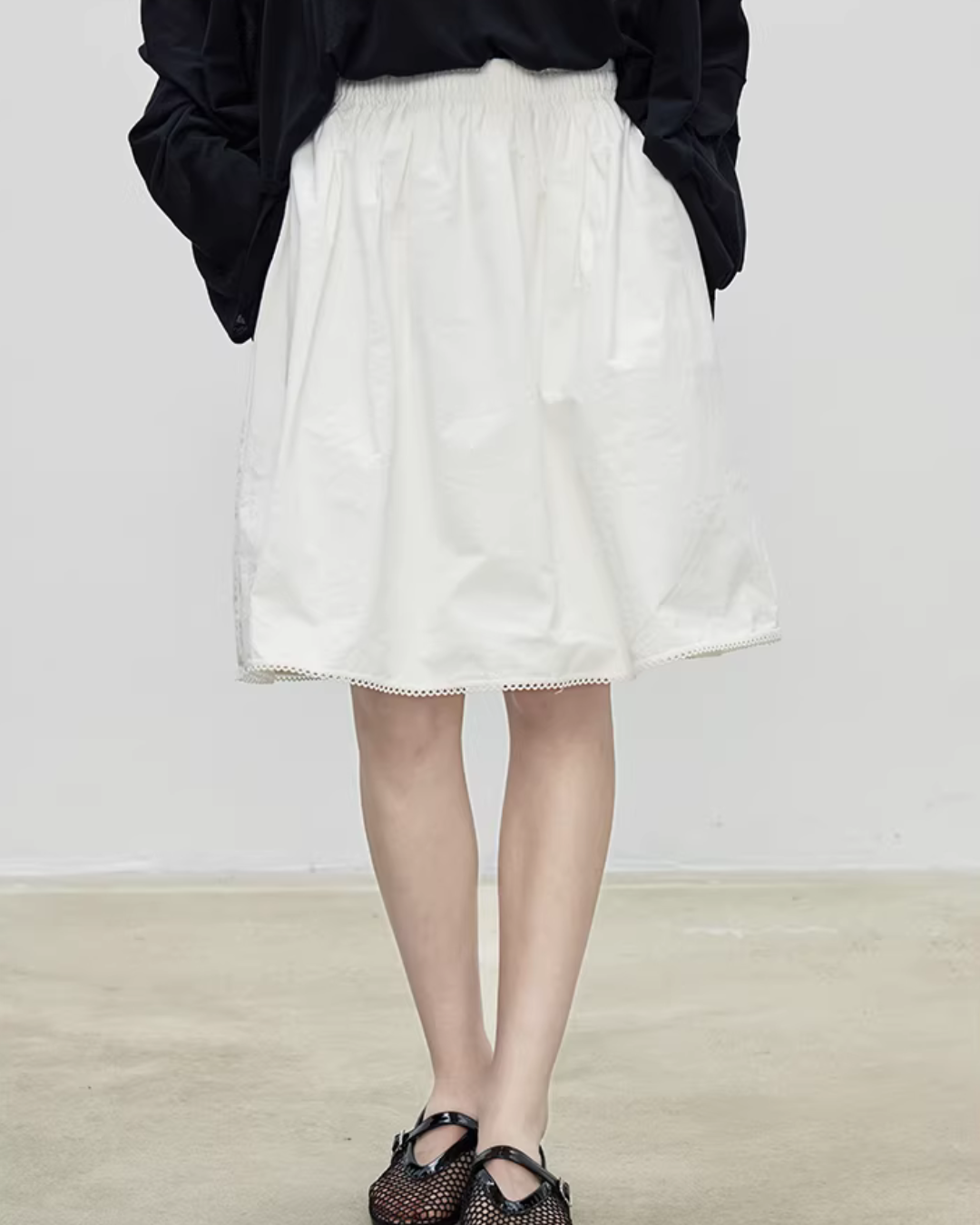 Retro Puffy Half Skirt TEO0006