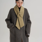 Scarf Collarless Coat SRS0412