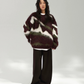 Mohair Jacquard Knit Sweater ACS0387