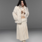 Stand Collar Fluffy Fur Jacket TRK0009