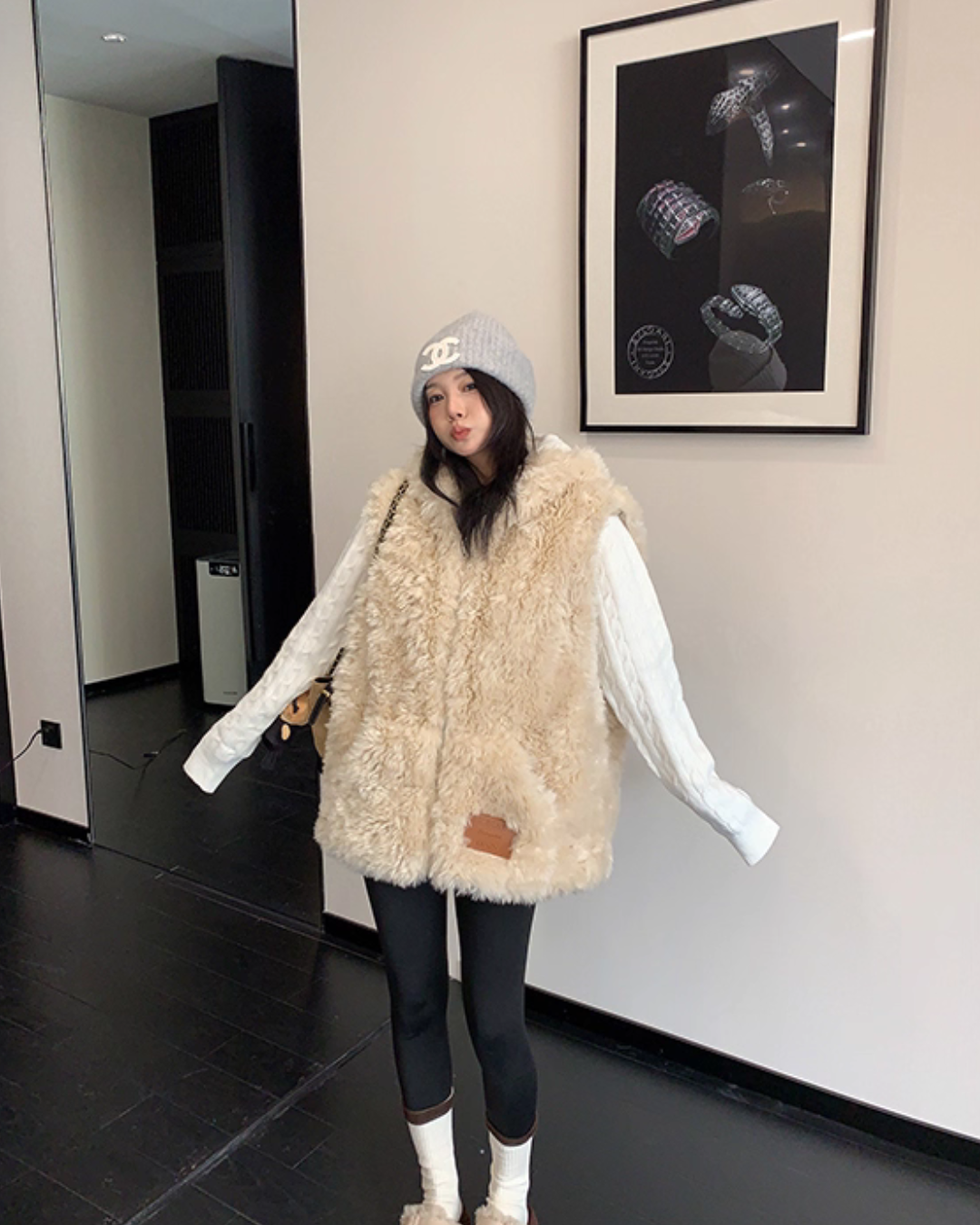 Fluffy Fur Vest YLS1008