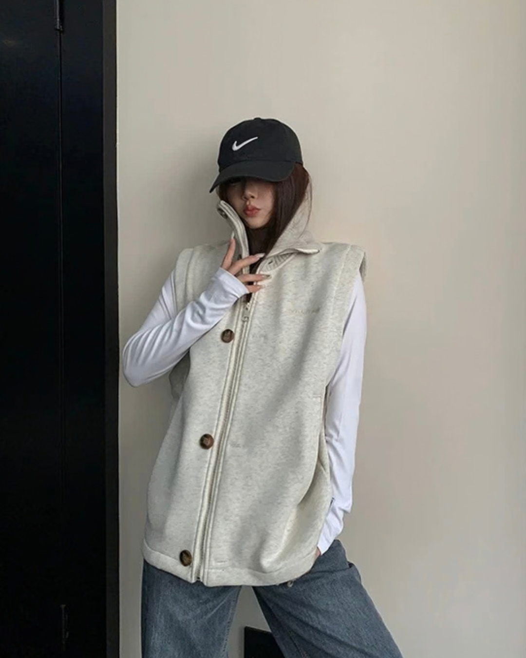 Stand Collar Vest YLS1046