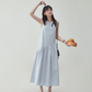 Asymmetrical Sleeveless Dress AMU0024