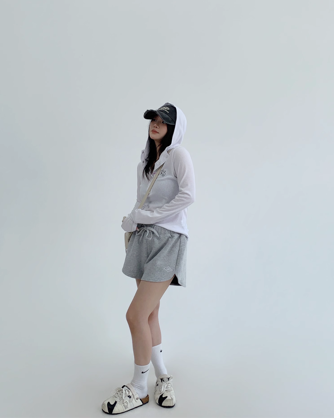 Logo Printed Sweat Shorts YLS0870