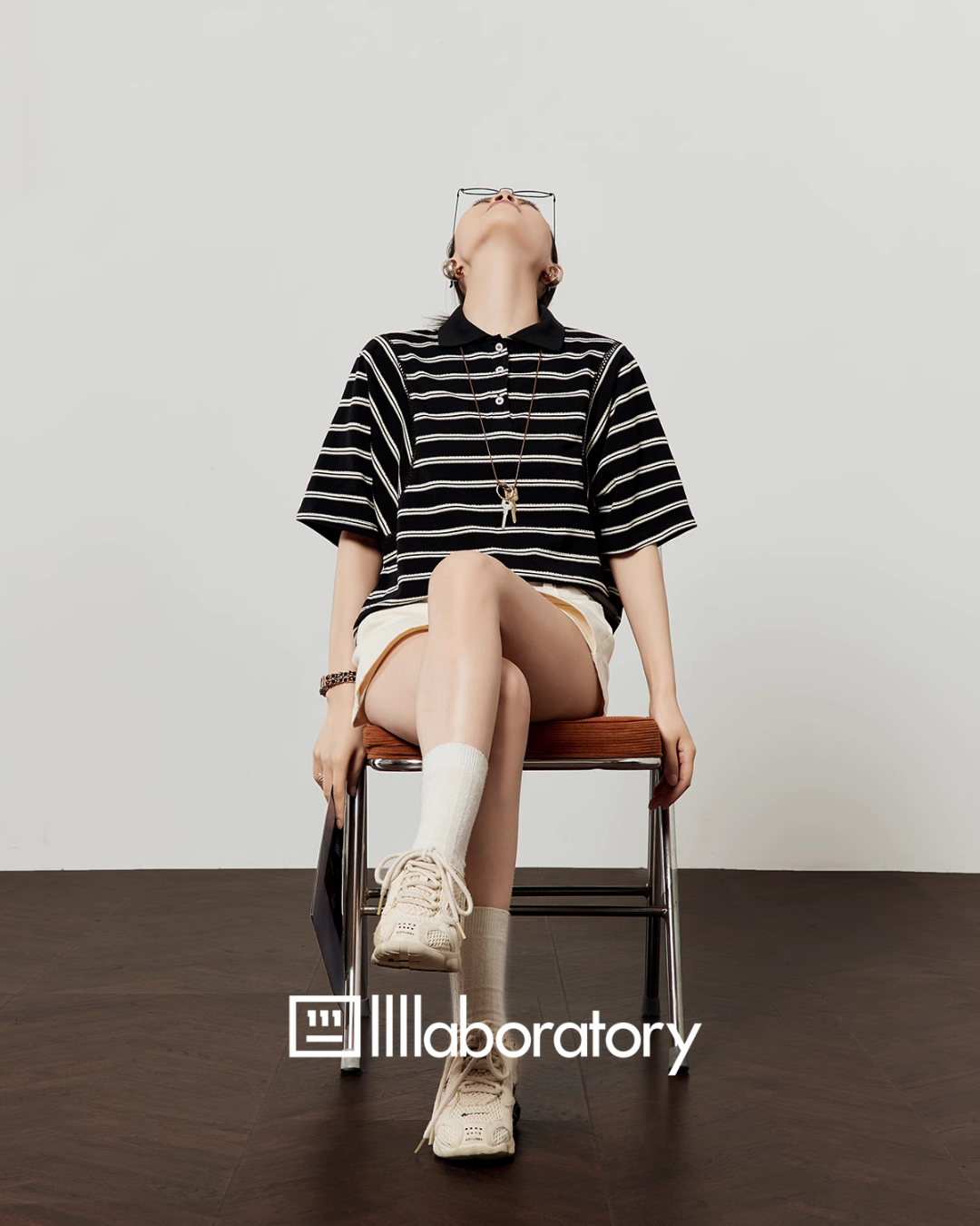 Border Pattern Polo Shirt LLA0474
