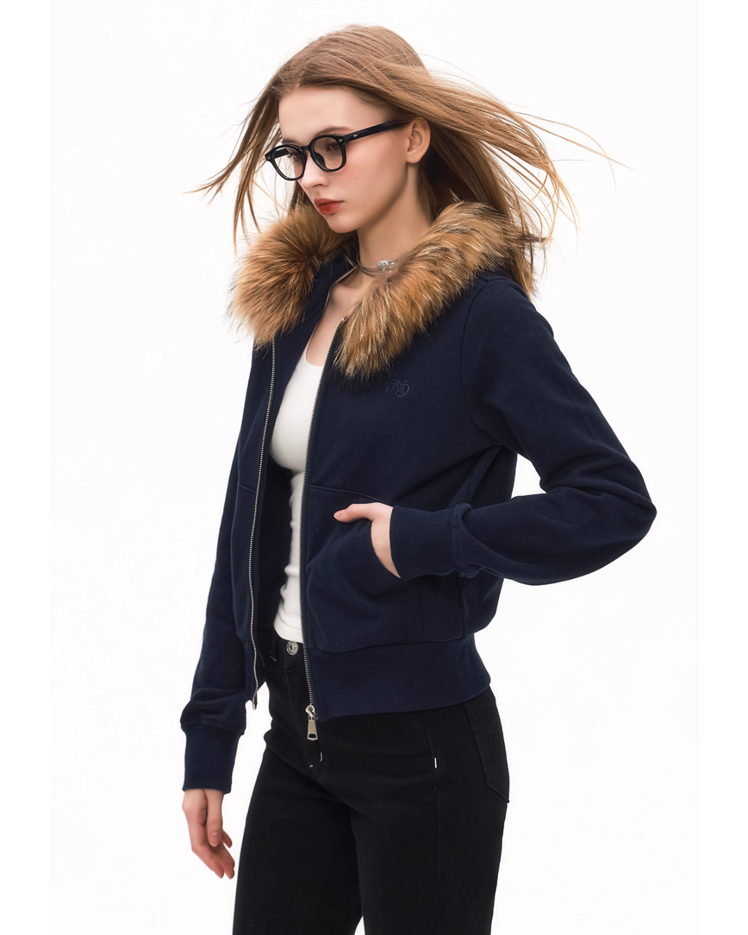 Far Hood Zip Up Hoodie MDB0004
