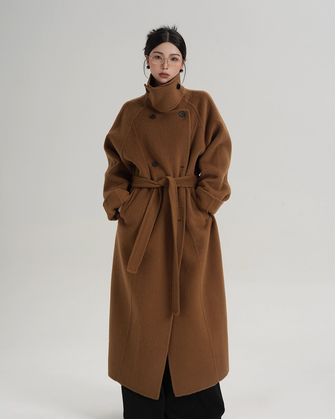 Elegant Long Wool Coat SRS0365