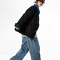 Color Block Collar Down Jacket ICM0108