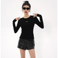 Front Mini Logo Cropped Tops SRS0276