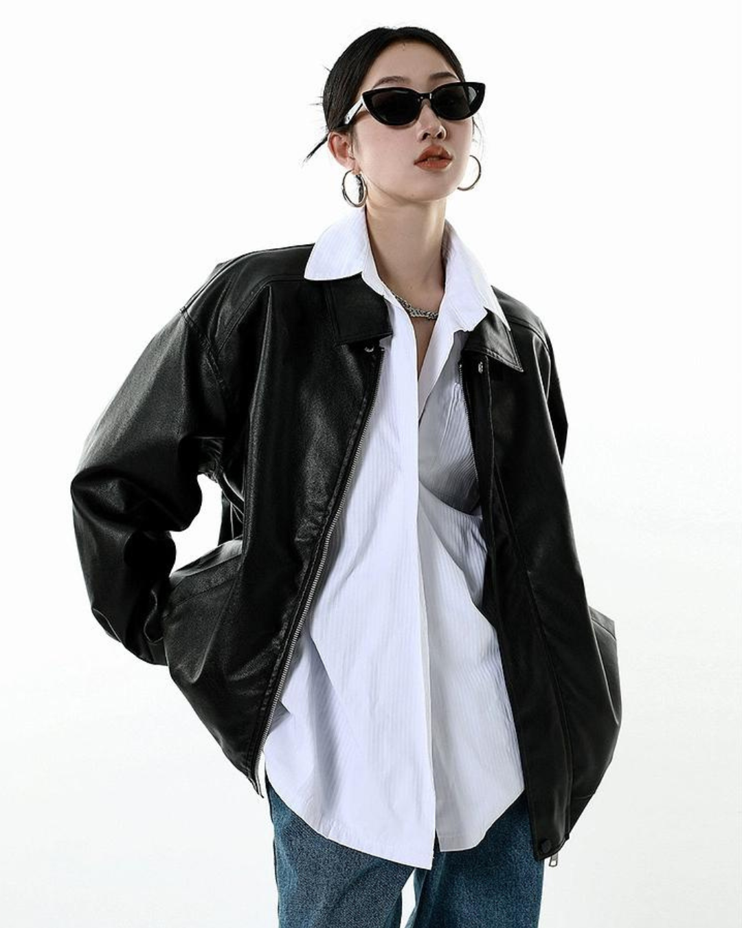 Classic Leather Jacket ICM0017