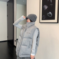 Stand Collar Cotton Down Vest YLS1012