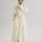 Tie Waist Wool Coat SRS0362