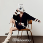 V-Neck Knit Cardigan/A-Line Mini Skirt LLA0579