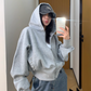 Pearl Cropped Hood Jacket YLS0832