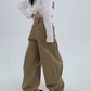 Vintage Straight Wide Pants YLS0972