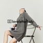 Round Neck Fake Pocket Knit Dress LLA0409