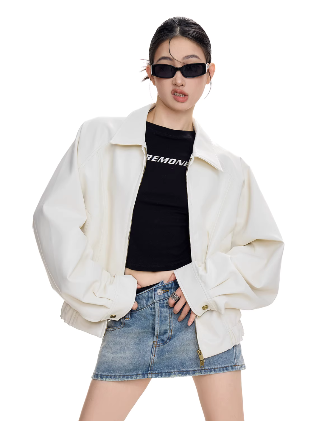 Elegant Leather Jacket ICM0095