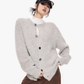 Round Neck Knit Cardigan ICM0101