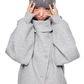 Short Wool Hooded Coat EZK0102