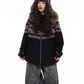 Fur Hood Retro Knit Cardigan FEC0002