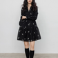 Flower Patterned Flare Dress VAS0146