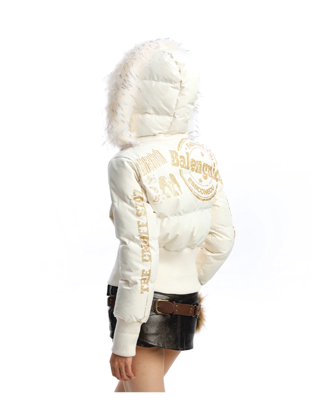 Fur Down Short Jacket BGS0039