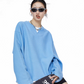 Henry Neck Long Sleeve Top ICM0078