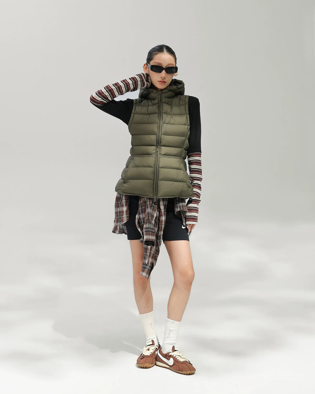 Hooded Down Vest ACS0380