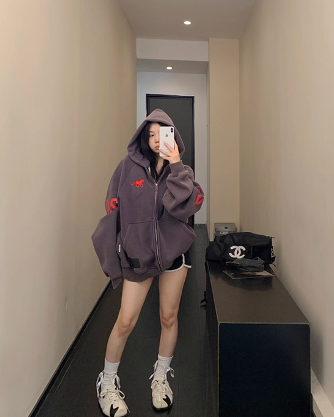Vintage Loose Zip Hoodie YLS0928