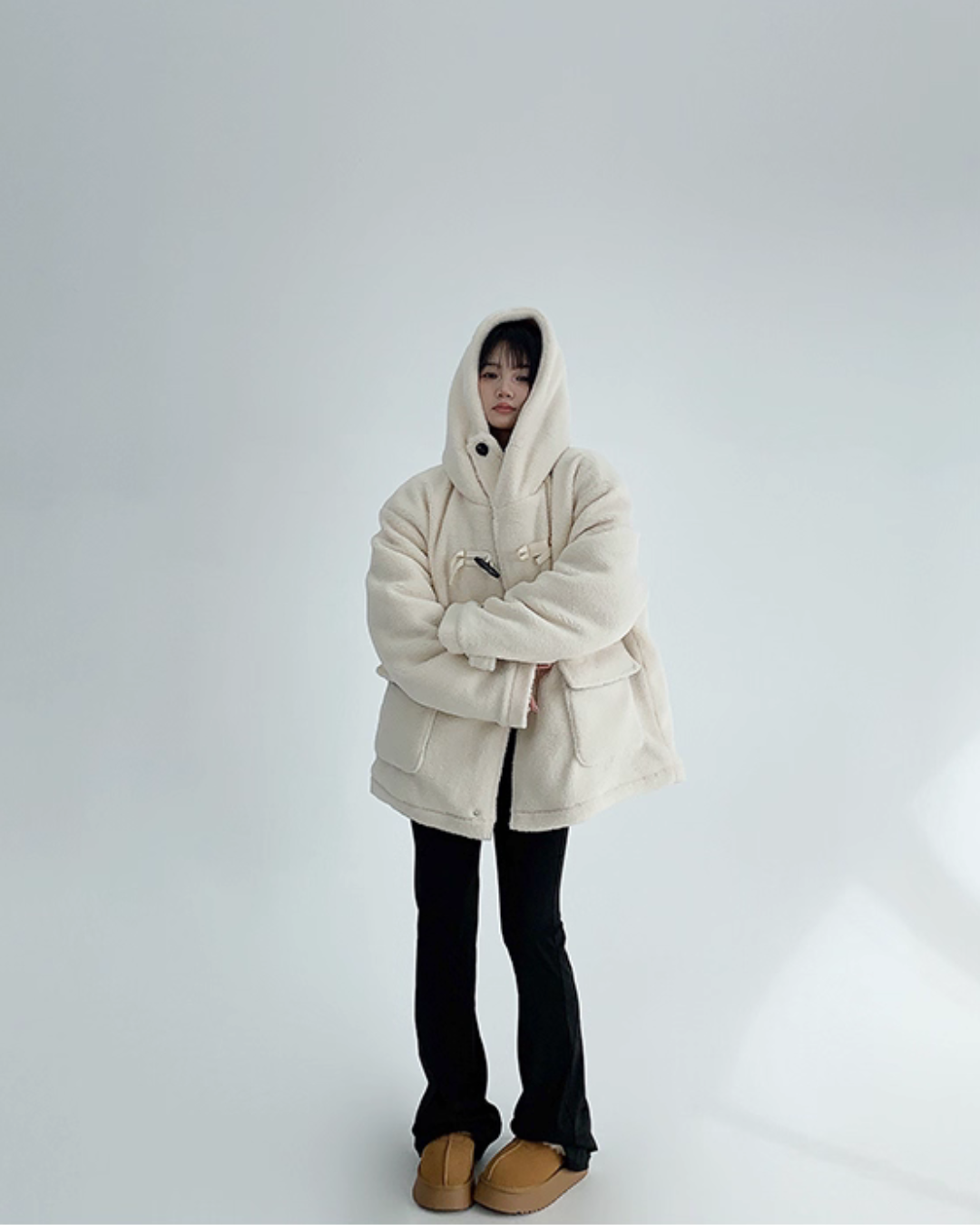 Fluffy Duffle Coat YLS0973