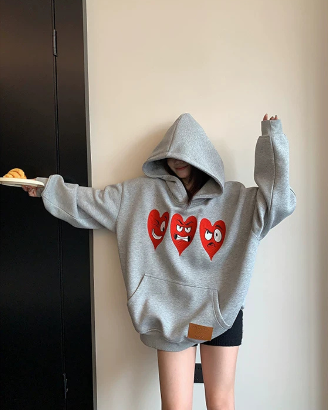 Heart Cartoon Hoodie YLS1073