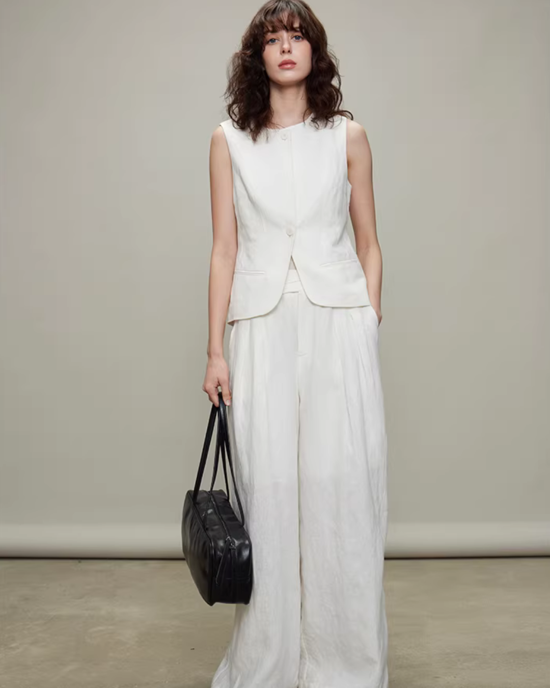 Linen Long-Sleeve Shirt / Casual Pants TEO0003