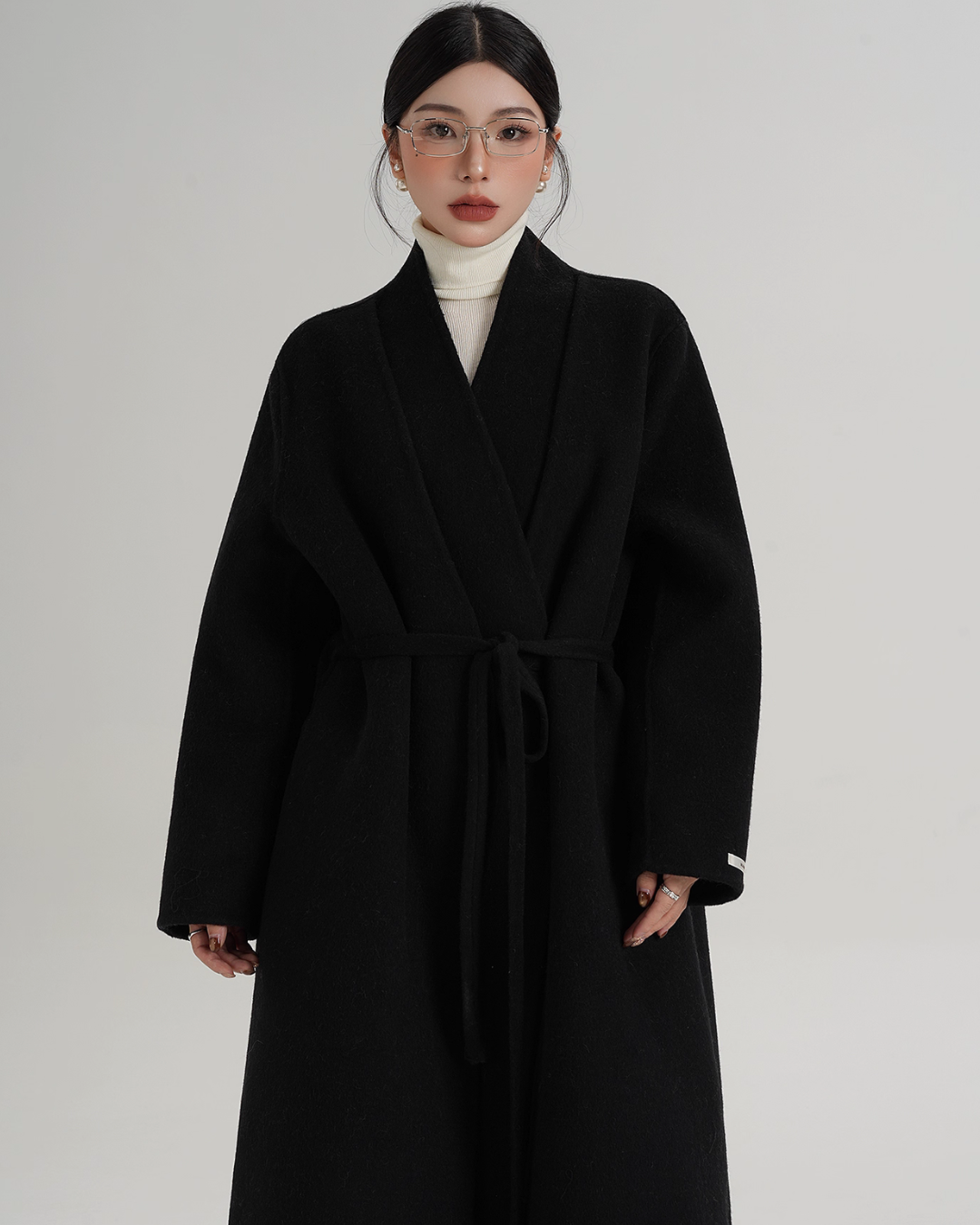 Elegant Wool Long Coat SRS0385