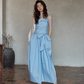 West Ribbon Cotton Dress SMS0003