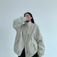 Double Zipper Stand Collar Jacket YLS0933