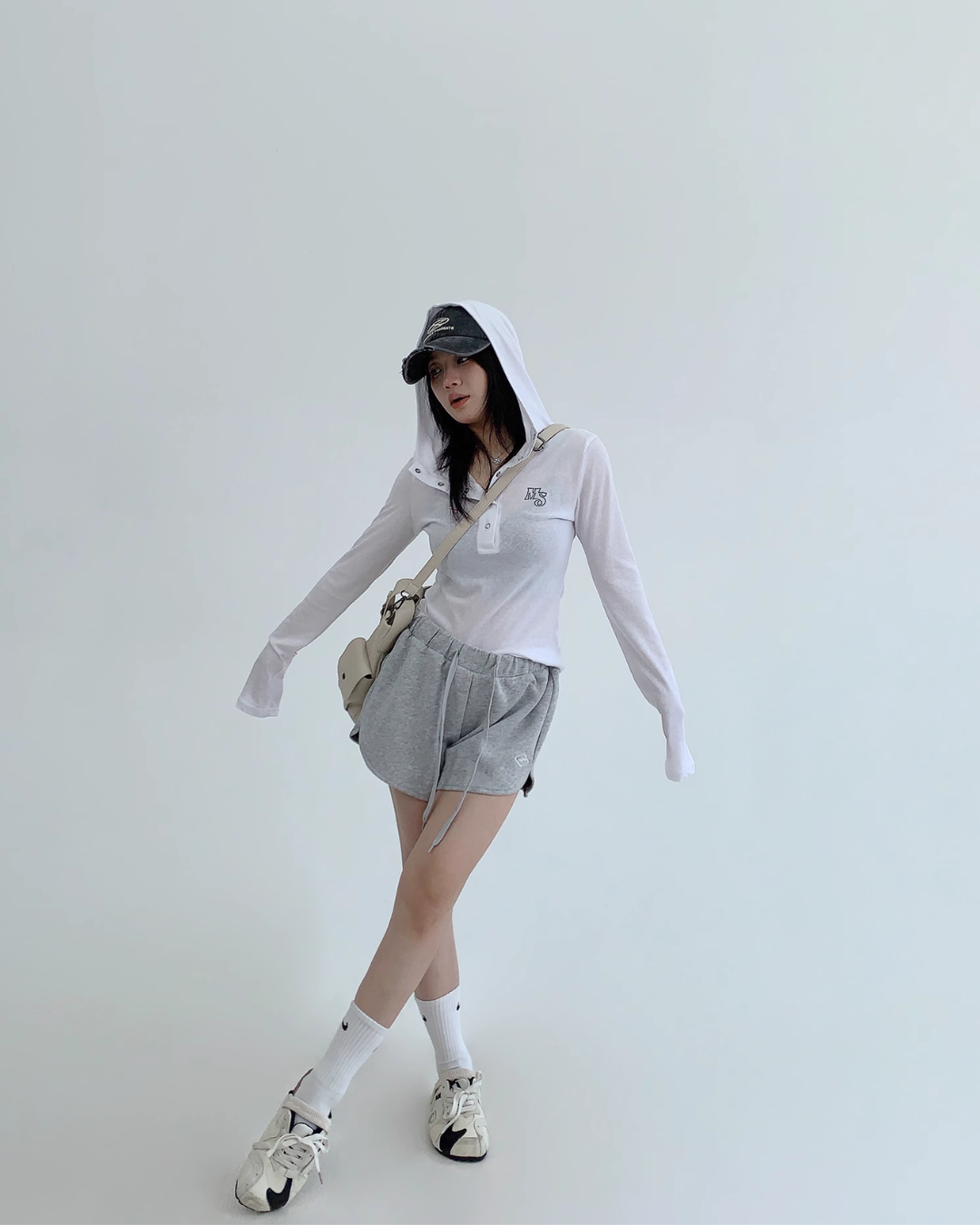 Logo Printed Sweat Shorts YLS0870