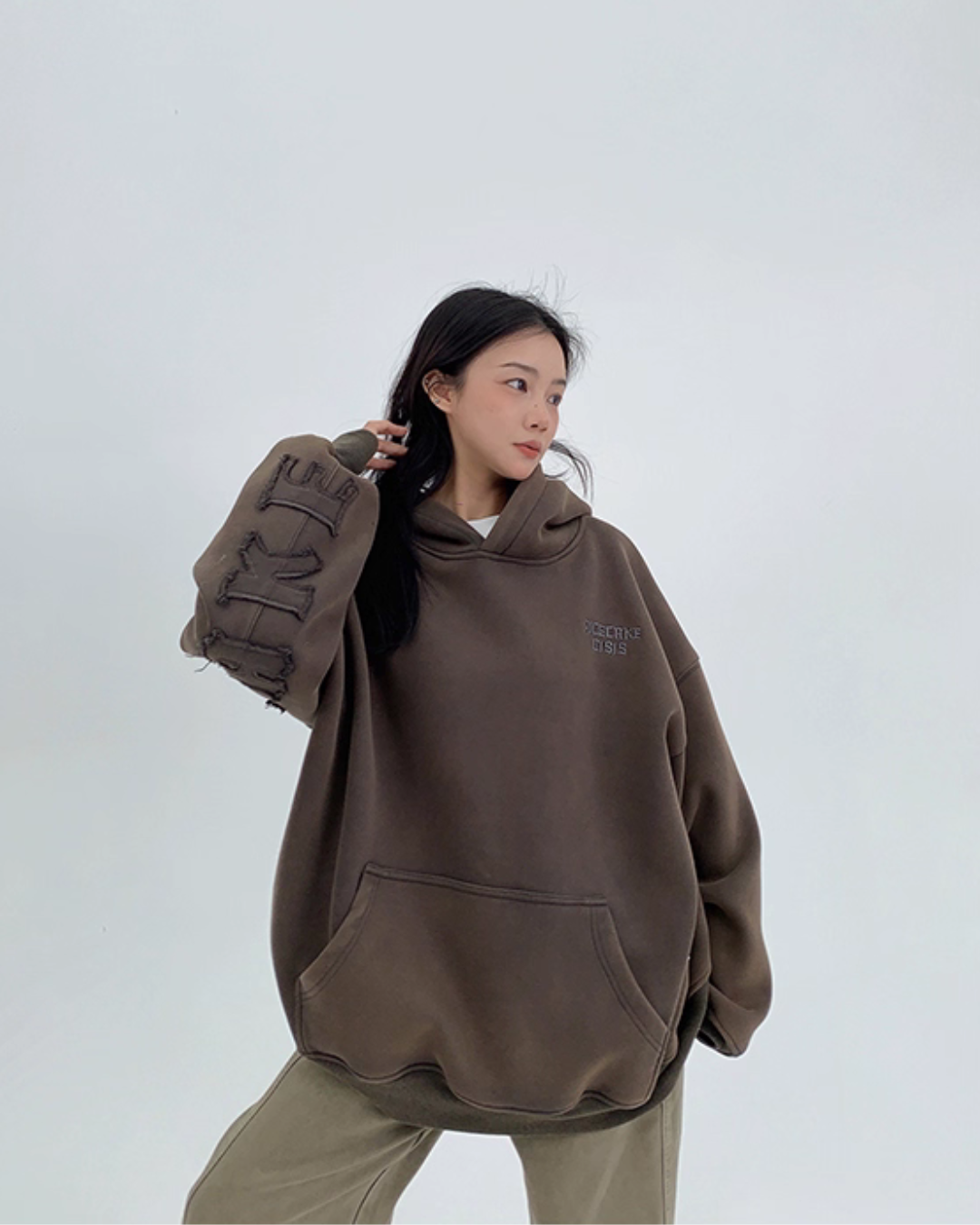 Back Logo Sweatshirt Hoodie YLS0982