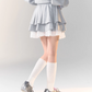 Polo Sweat Top / Sweat Frill Skirt ASG0019