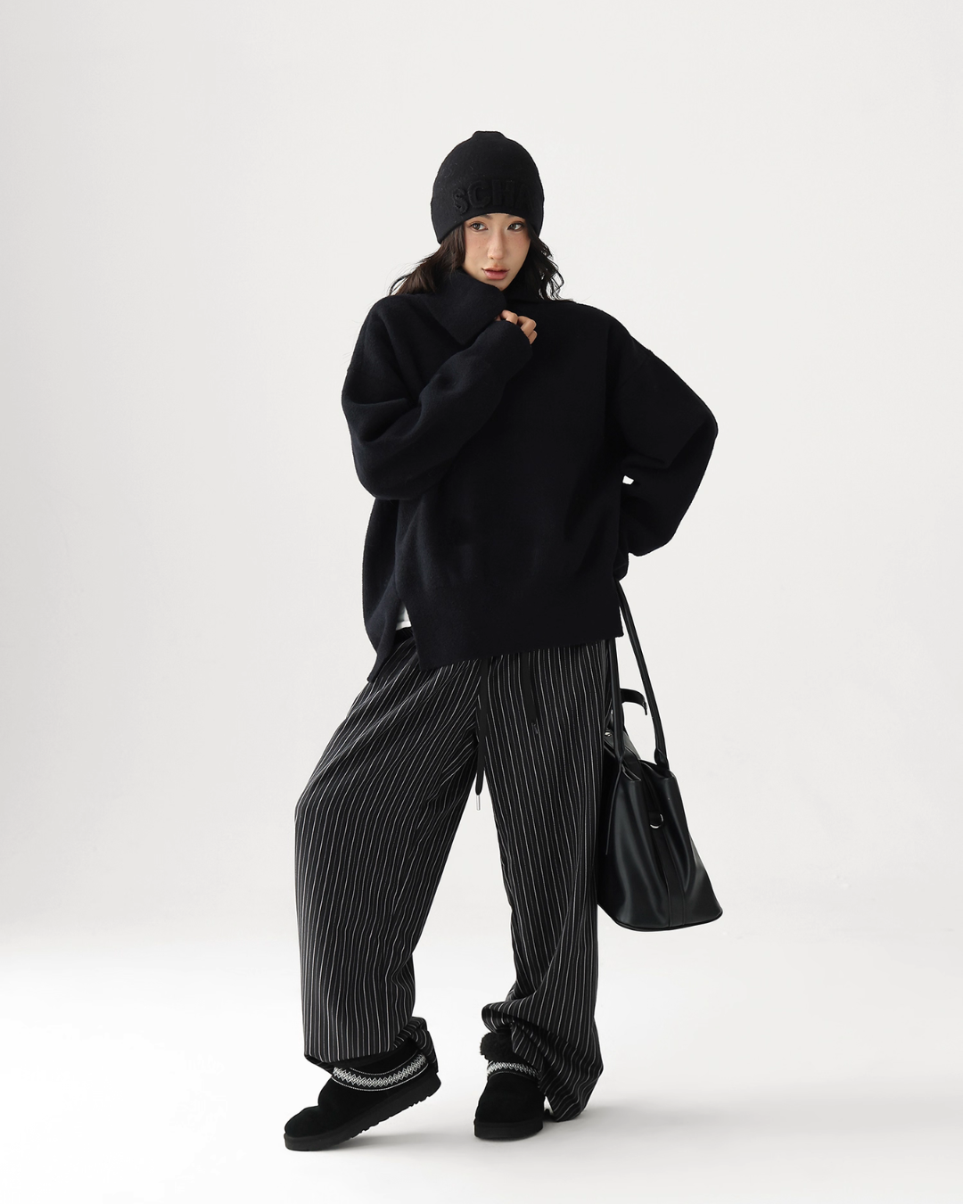 Retro Split Pullover Knit ACS0303