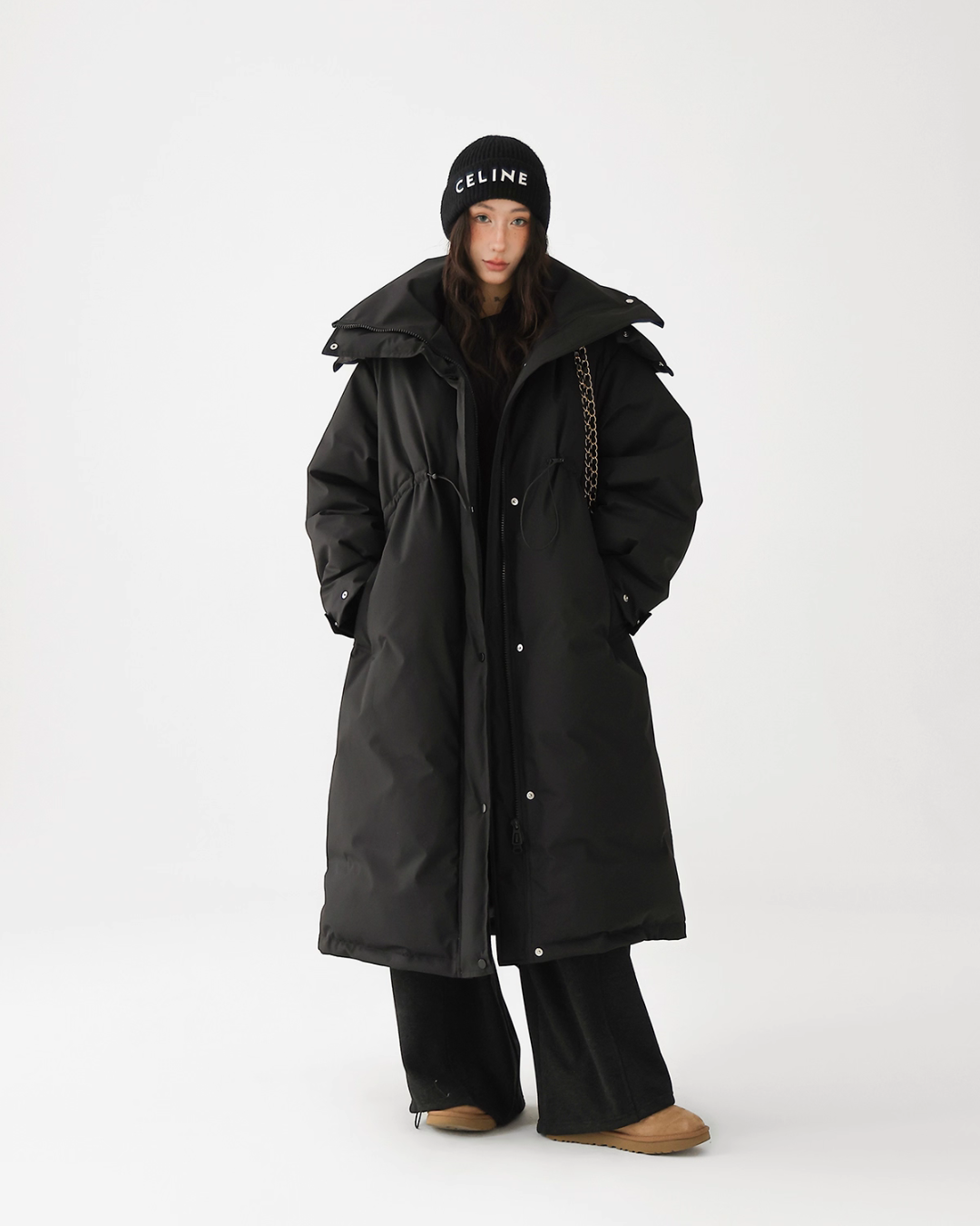 Stand Collar Long Down Coat ACS0335