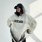 Loose Monotone Knit Hoodie YLS0675