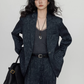 Linen Oversized Casual Jacket/Wide Pants VAS0181