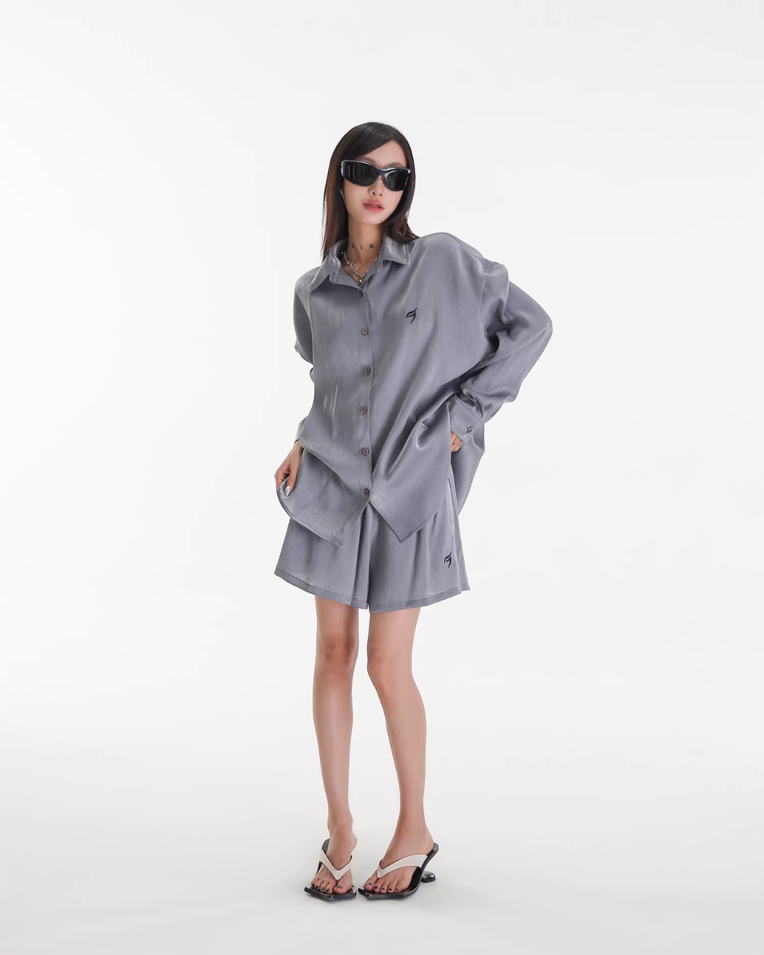 Lightweight Casual Long-Sleeve Shirt / Long Pants / Shorts ACS0366