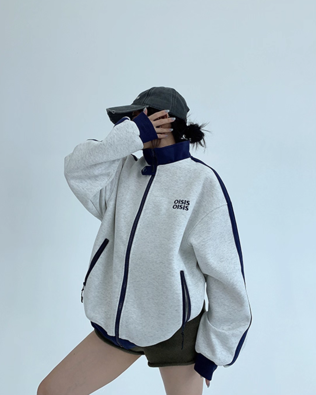 Stand Neck Track Jacket YLS0888