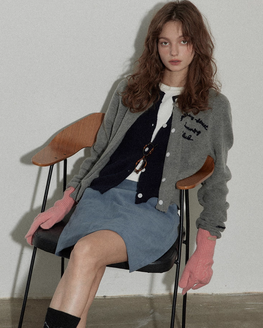 Layered Style Knit Cardigan RLZ0001